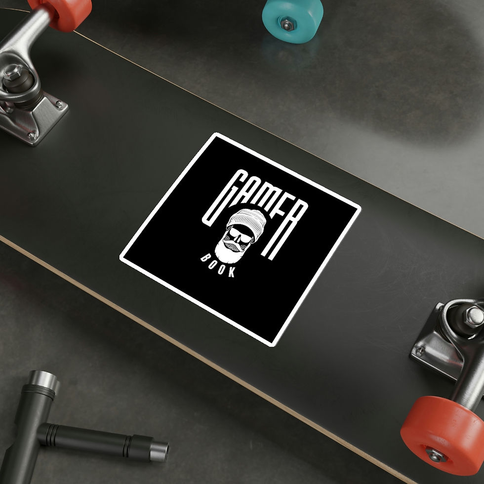 Thumbnail: Book Gamer Beanie Dude: Die-Cut Stickers
