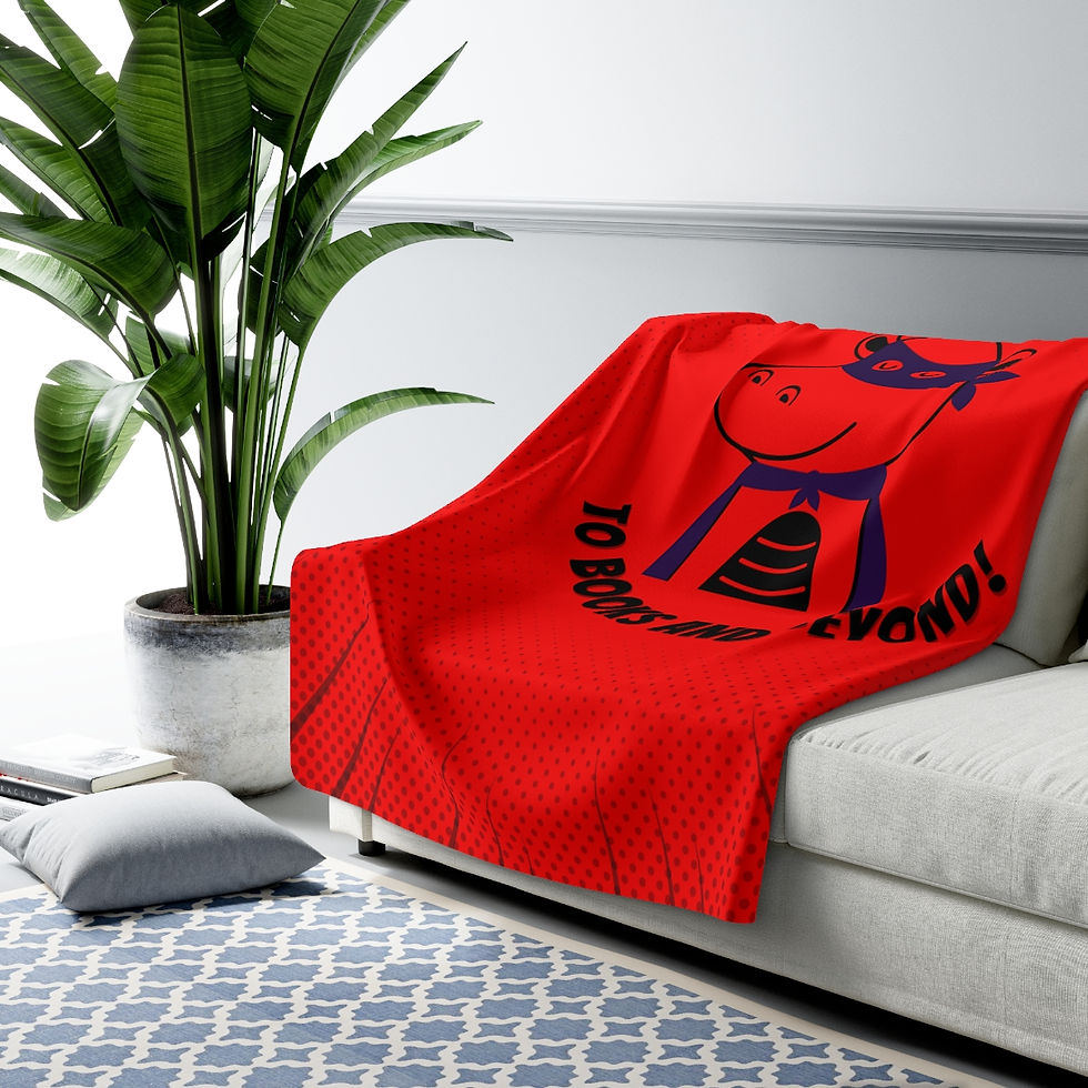 Thumbnail: To Books and Beyond Aligator: High Quality Cozy Fleece Blanket