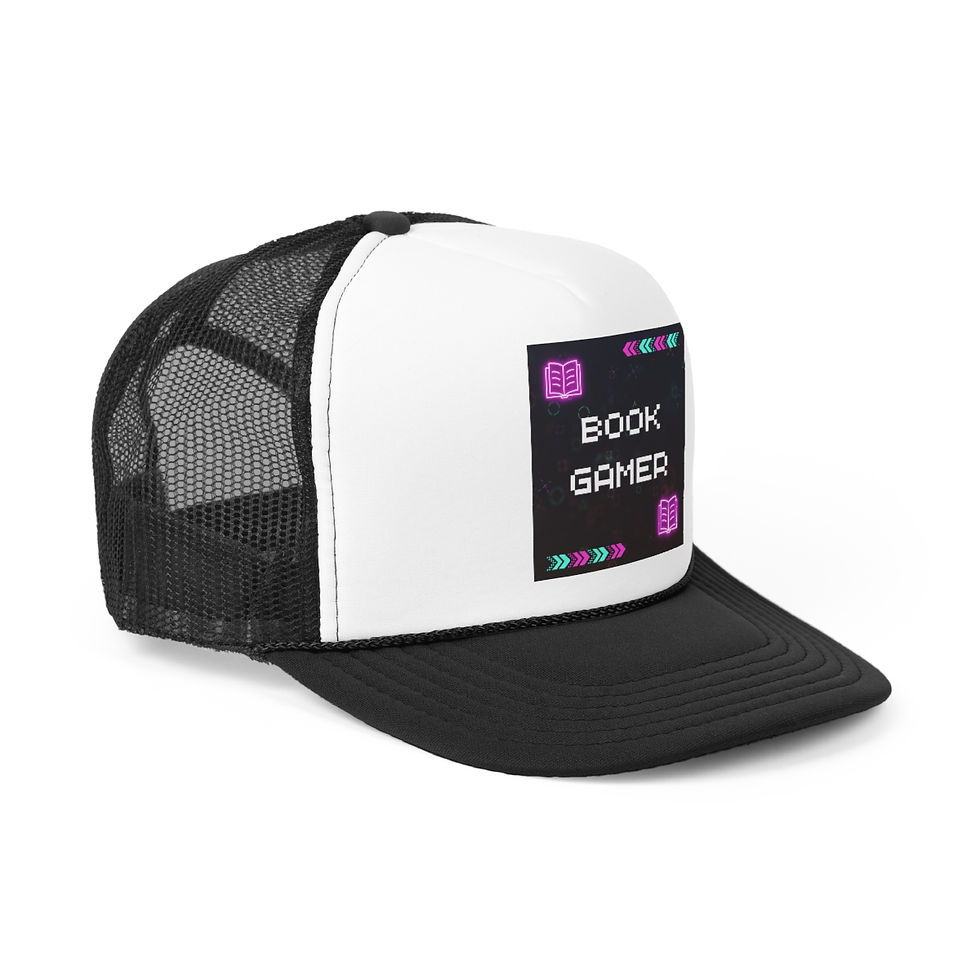 Thumbnail: Book Gamer, Pink Designs: Trucker Caps