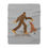 Thumbnail: I Believe in Big Foot With Brown Tree: High Quality Cozy Fleece Blanket