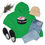 Thumbnail: Book Sushi Green: Unisex Heavy Blend™ Hooded Sweatshirt