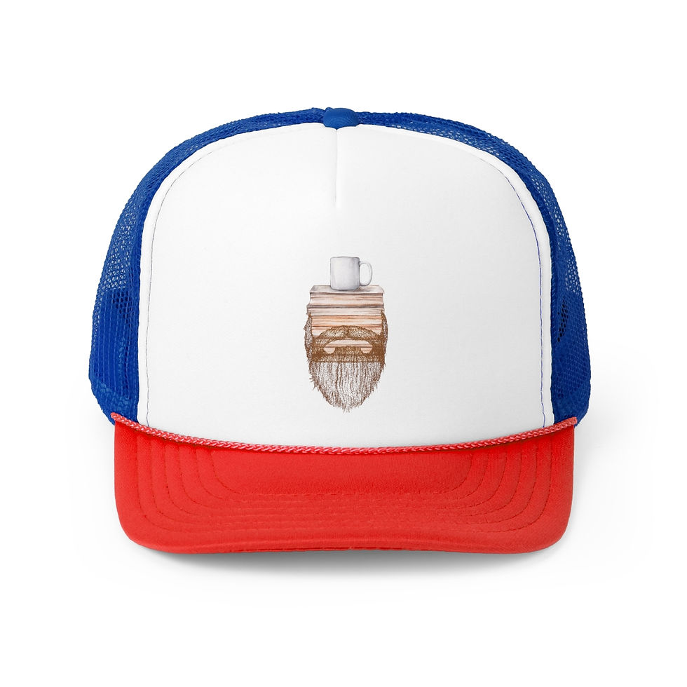 Thumbnail: Brown Beard Basket Trucker Caps