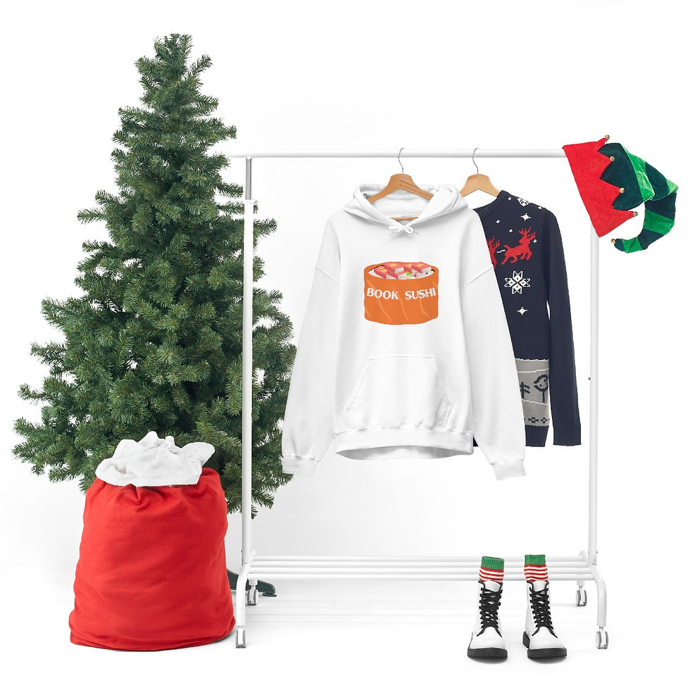 Thumbnail: Book Sushi #2: Unisex Heavy Blend™ Hooded Sweatshirt
