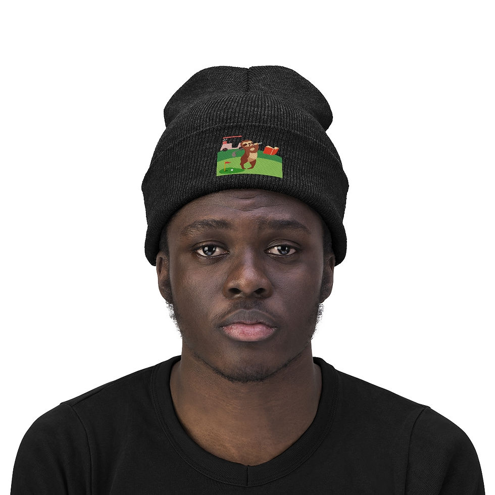 Thumbnail: Sloth Golf: Knit Beanie