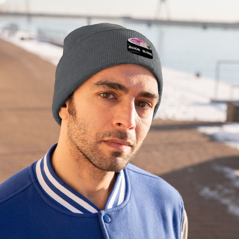 Thumbnail: Book Sushi #1 Knit Beanie