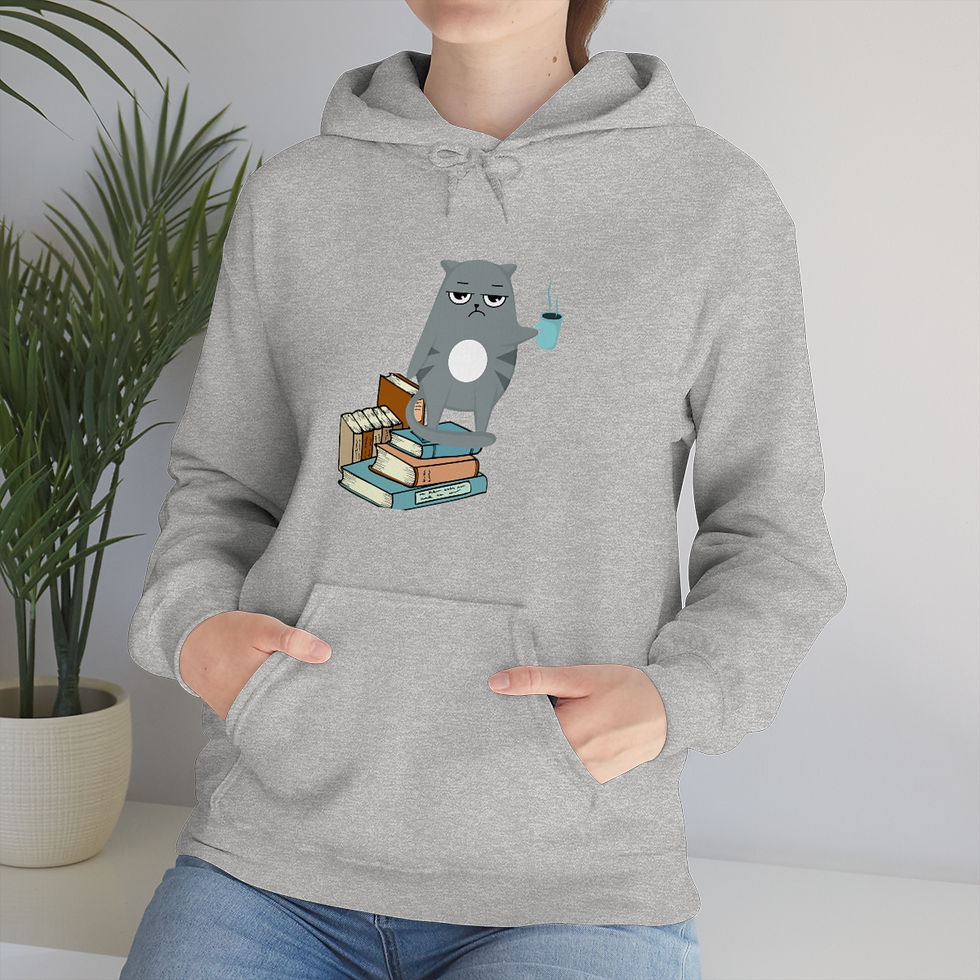Thumbnail: Crazy Clown Fish #1: Unisex Heavy Blend™ Hooded Sweatshirt