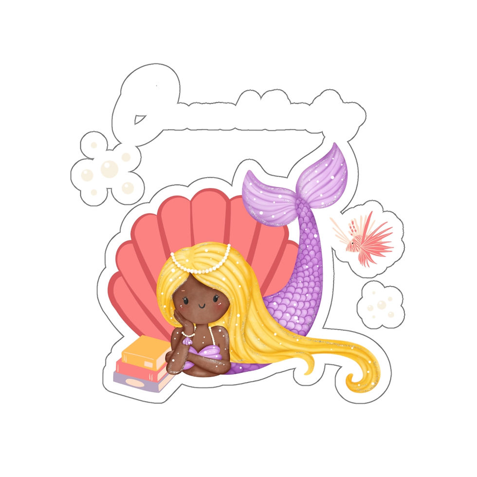 Thumbnail: One More Bedtime Story: Orange and Yellow: Die-Cut Stickers