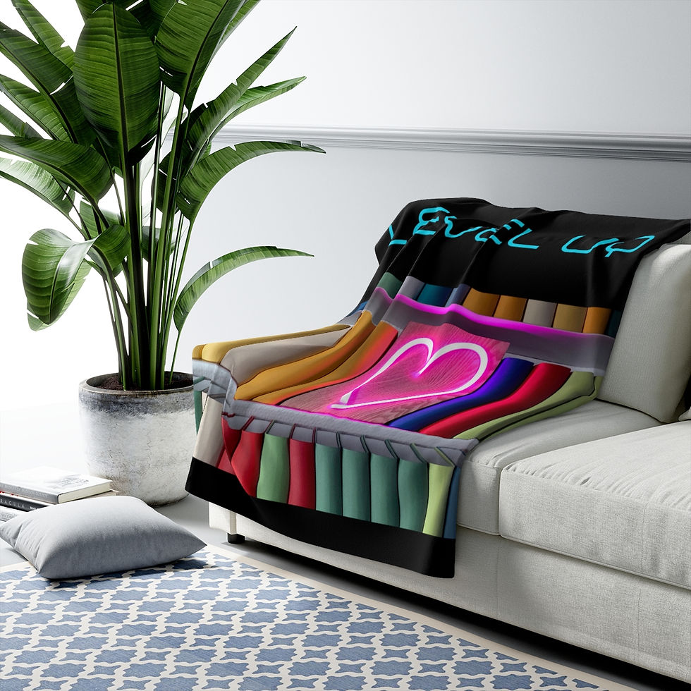 Thumbnail: Level Up, Read!: High Quality Cozy Fleece Blanket