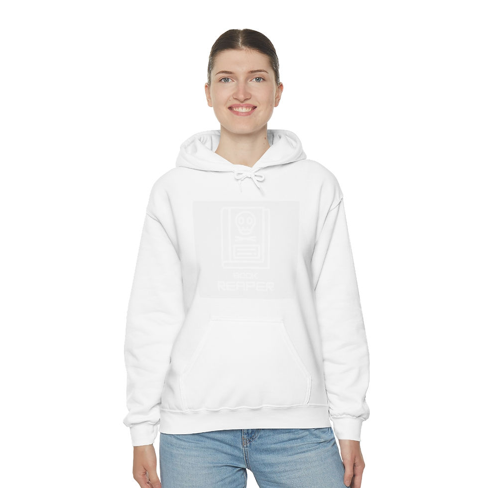 Thumbnail: The Book Reaper: Unisex Heavy Blend™ Hooded Sweatshirt