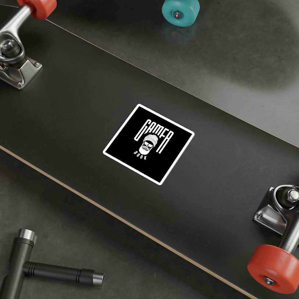 Thumbnail: Book Gamer Beanie Dude: Die-Cut Stickers