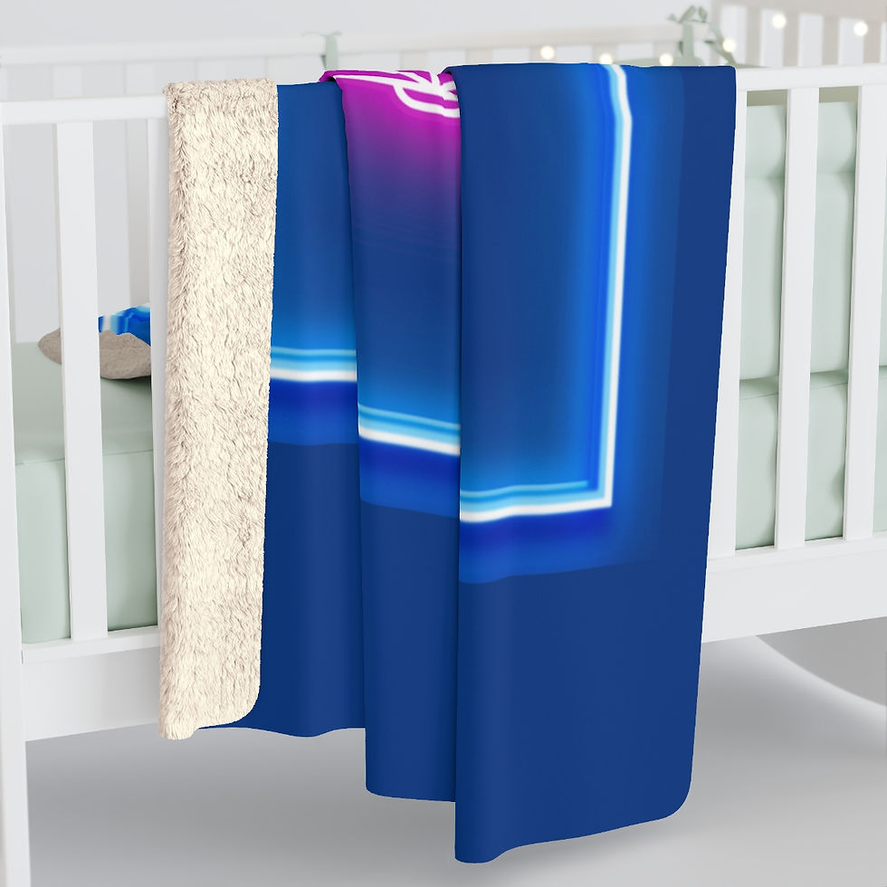 Thumbnail: Book Gamer Pink Rose: High Quality Cozy Fleece Blanket
