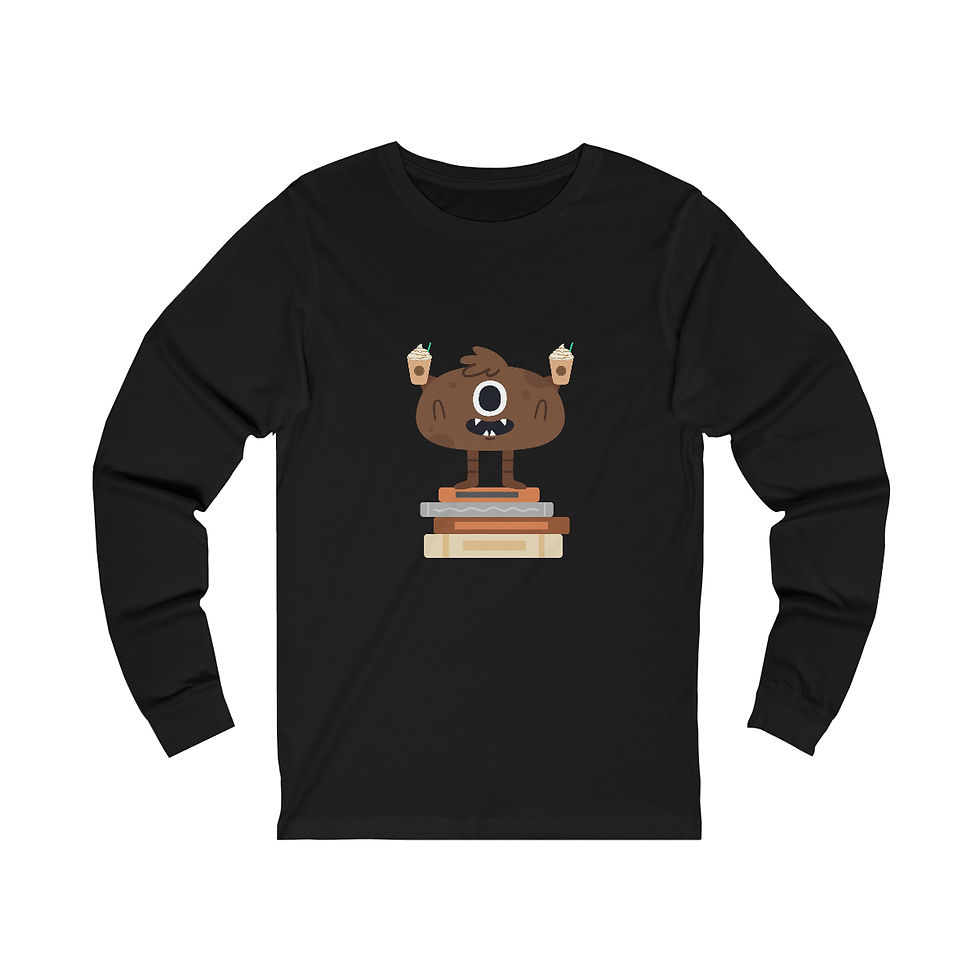 Thumbnail: Brown Monster long sleeve tee
