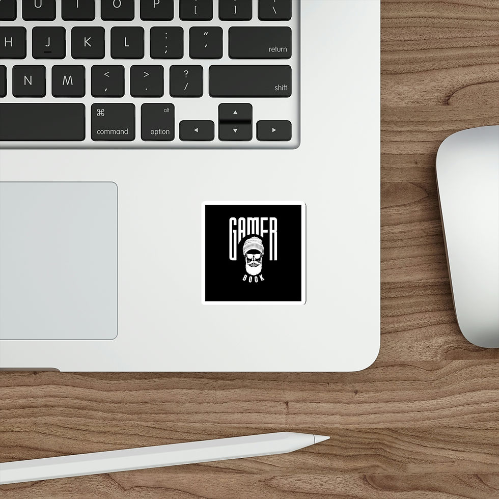 Thumbnail: Book Gamer Beanie Dude: Die-Cut Stickers