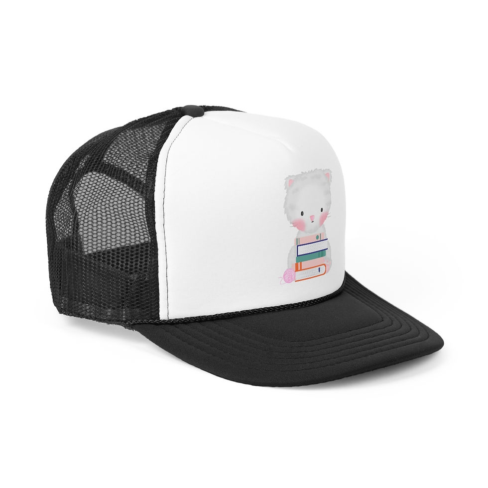 Thumbnail: Sweety Cat White: Trucker Caps