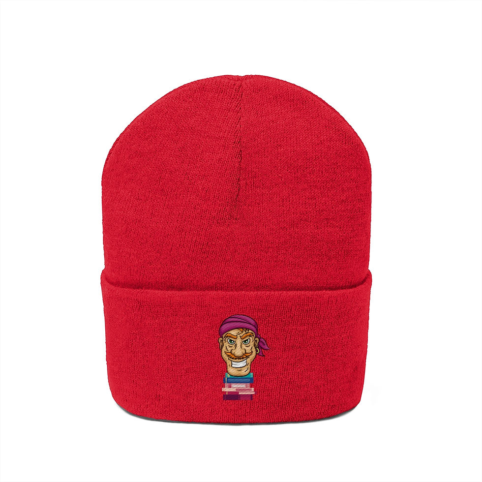 Thumbnail: Pirate #3 Knit Beanie