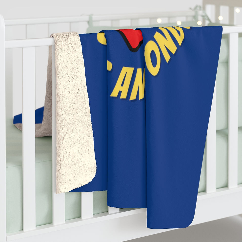 Thumbnail: To Books and Beyond "B": High Quality Cozy Fleece Blanket