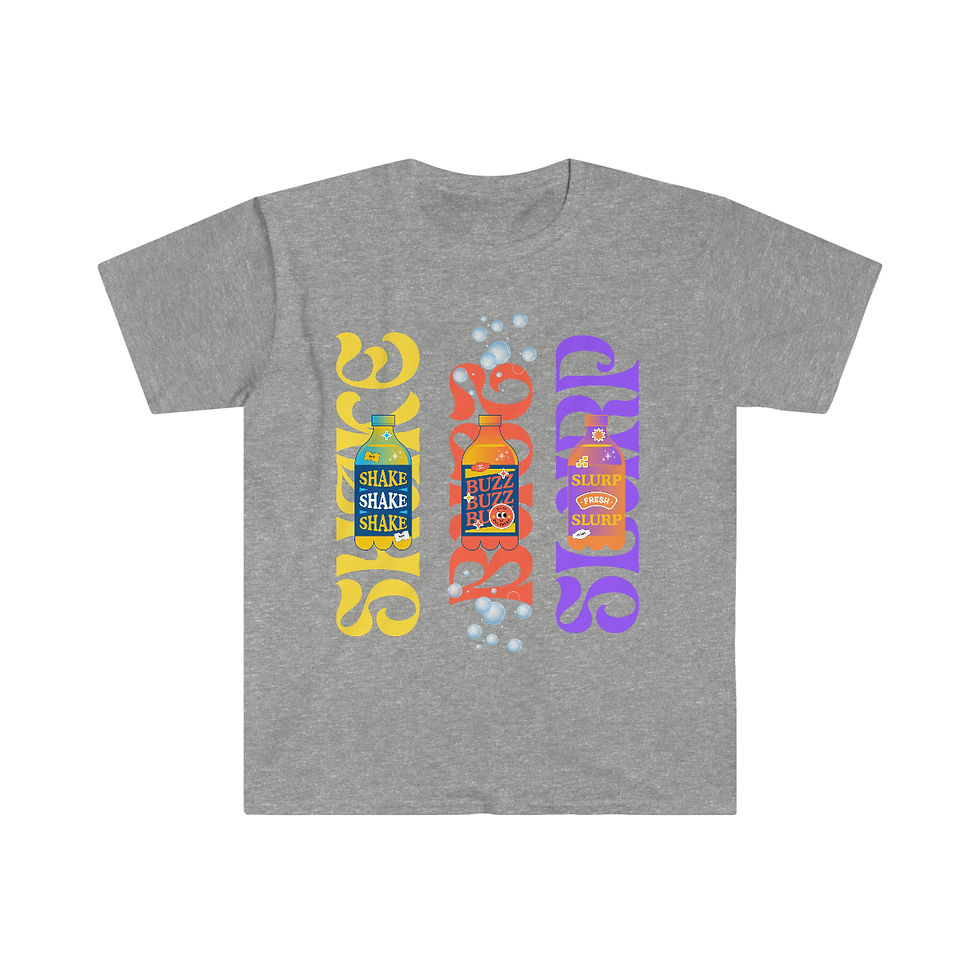 Thumbnail: Shake, Buzz, Slurp: Unisex Softstyle T-Shirt