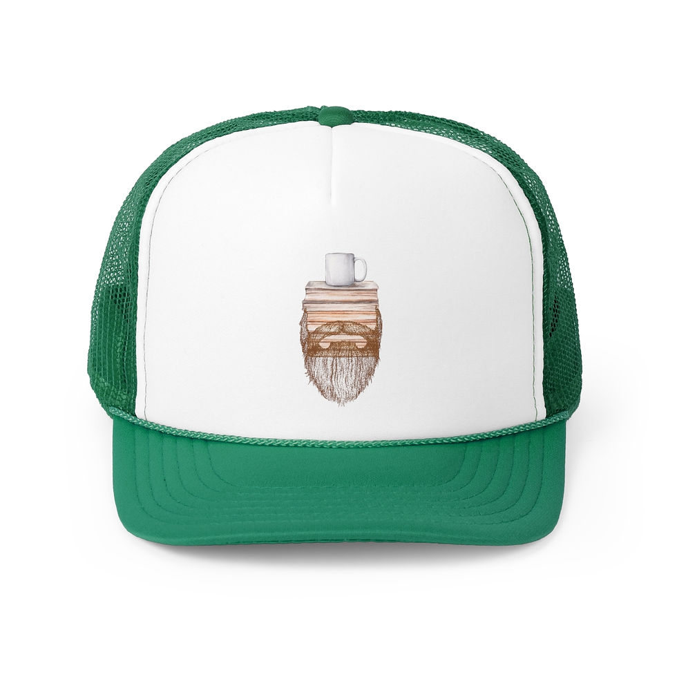 Thumbnail: Brown Beard Basket Trucker Caps