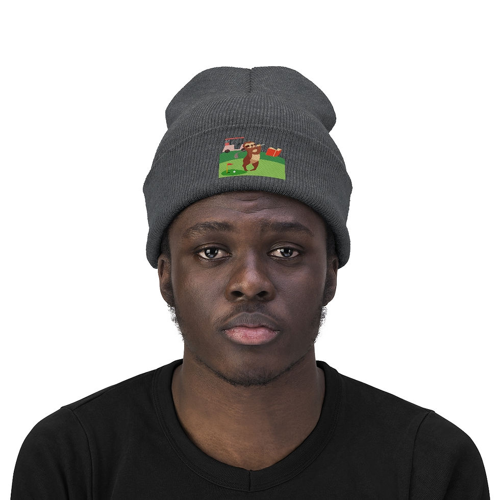 Thumbnail: Sloth Golf: Knit Beanie