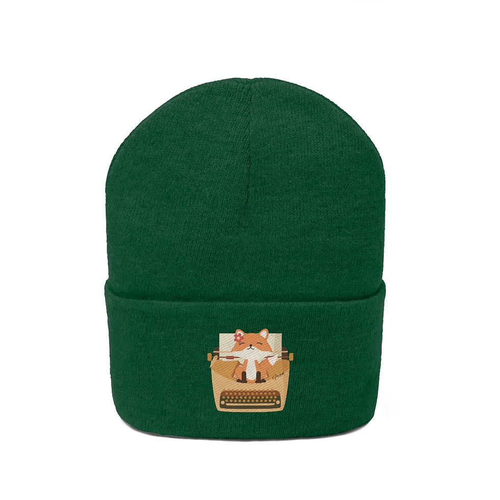 Thumbnail: Writing Buddy Fran: Knit Beanie