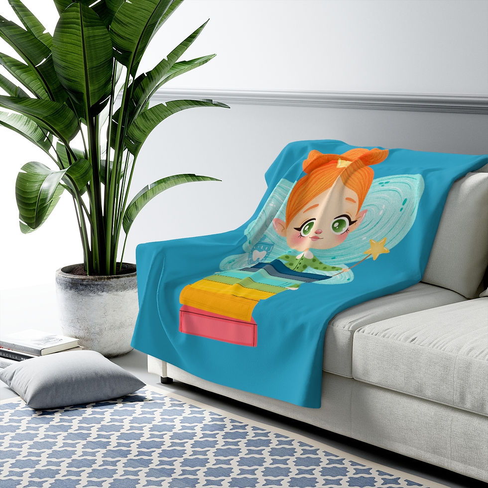 Thumbnail: Tooth Fairy #1: High Quality Cozy Fleece Blanket