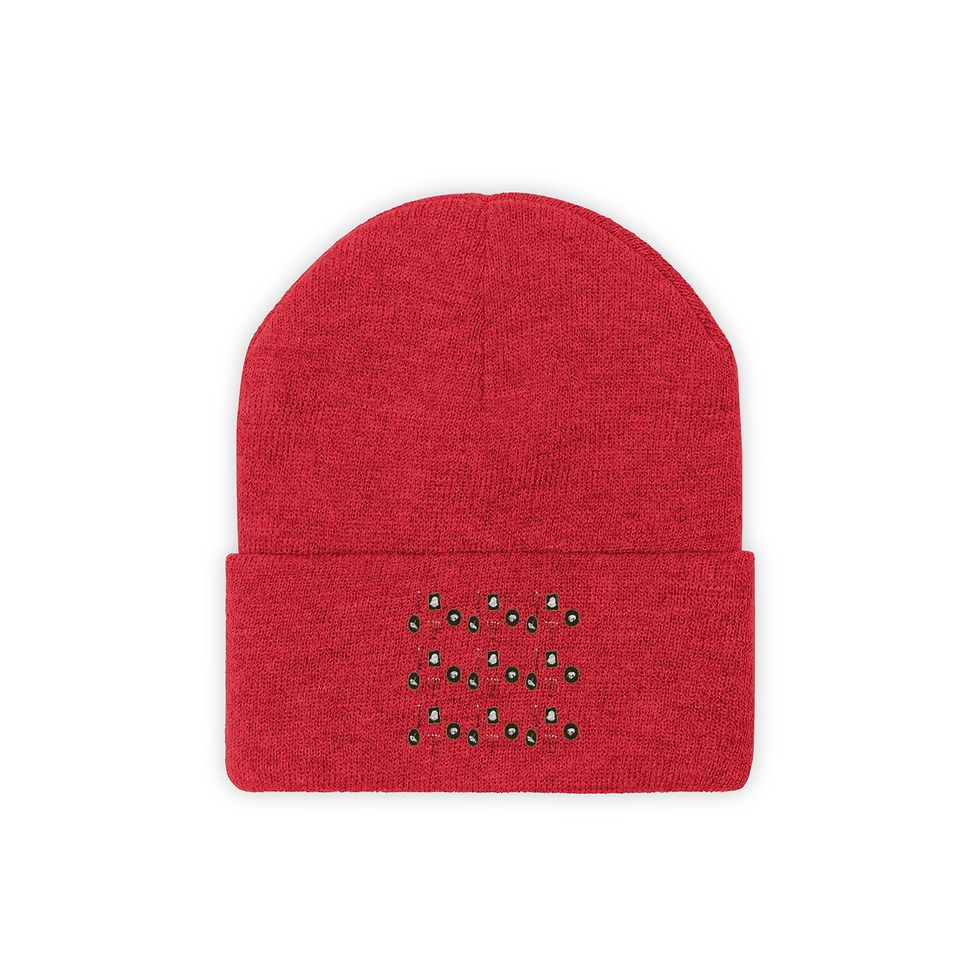 Thumbnail: Frame Pattern Design: Knit Beanie