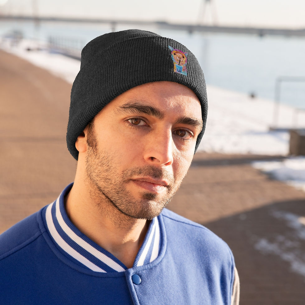Thumbnail: Llama Boba Knit Beanie