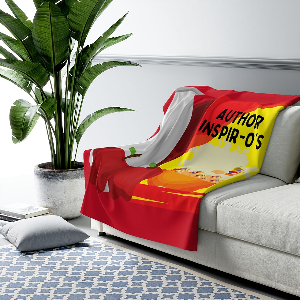 Thumbnail: Author Inspire O's Cereal: High Quality Cozy Fleece Blanket