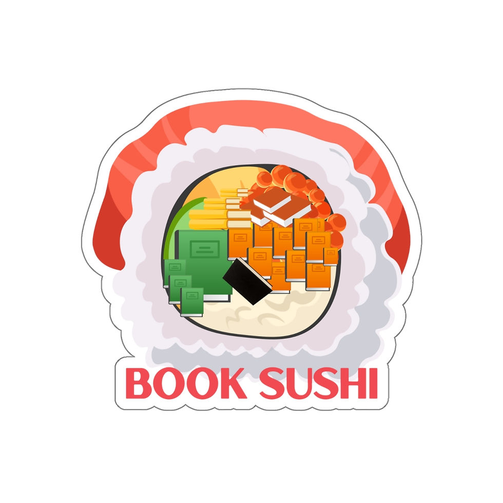 Thumbnail: Book Sushi: Die-Cut Stickers