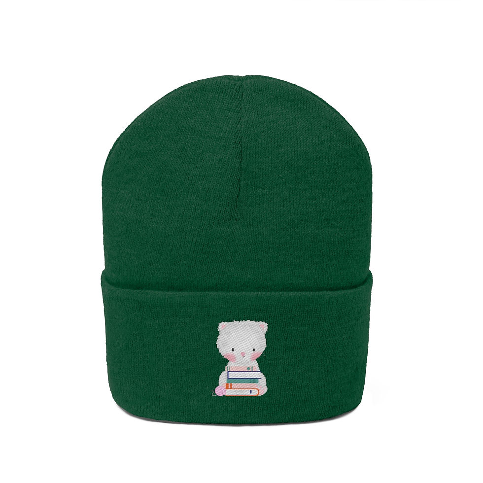 Thumbnail: Sweety Cat White:  Knit Beanie