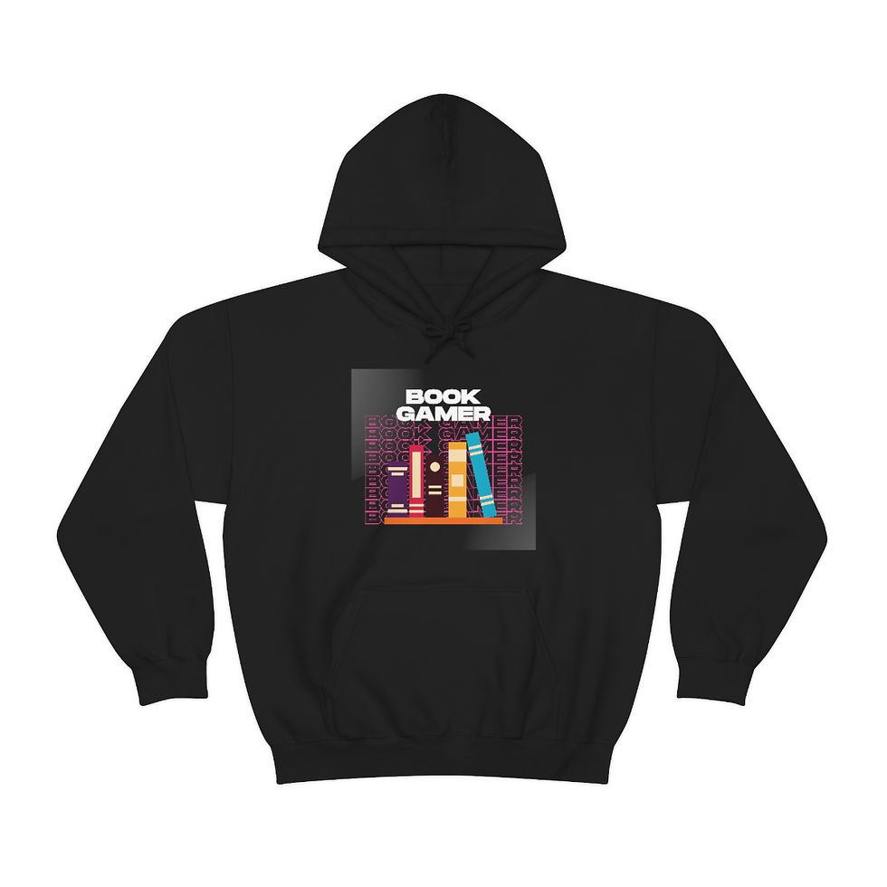 Thumbnail: Book Gamer, Stack Up: Unisex Heavy Blend™ Hooded Sweatshirt