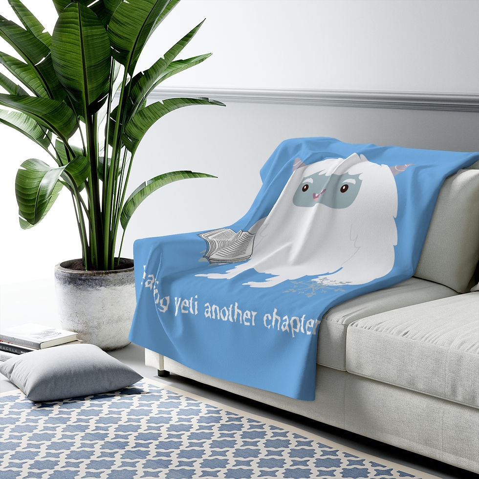 Thumbnail: Reading Yeti another chapter: High Quality Cozy Fleece Blanket