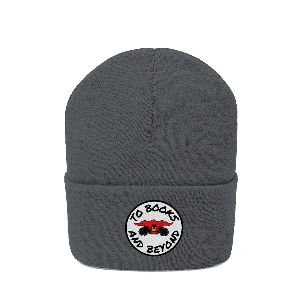 Thumbnail: To Books and Beyond Sticker #1: Knit Beanie