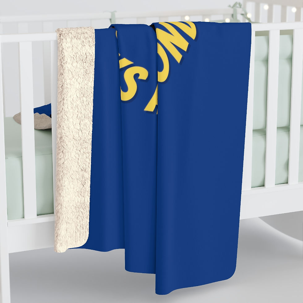Thumbnail: To Books and Beyond "B": High Quality Cozy Fleece Blanket