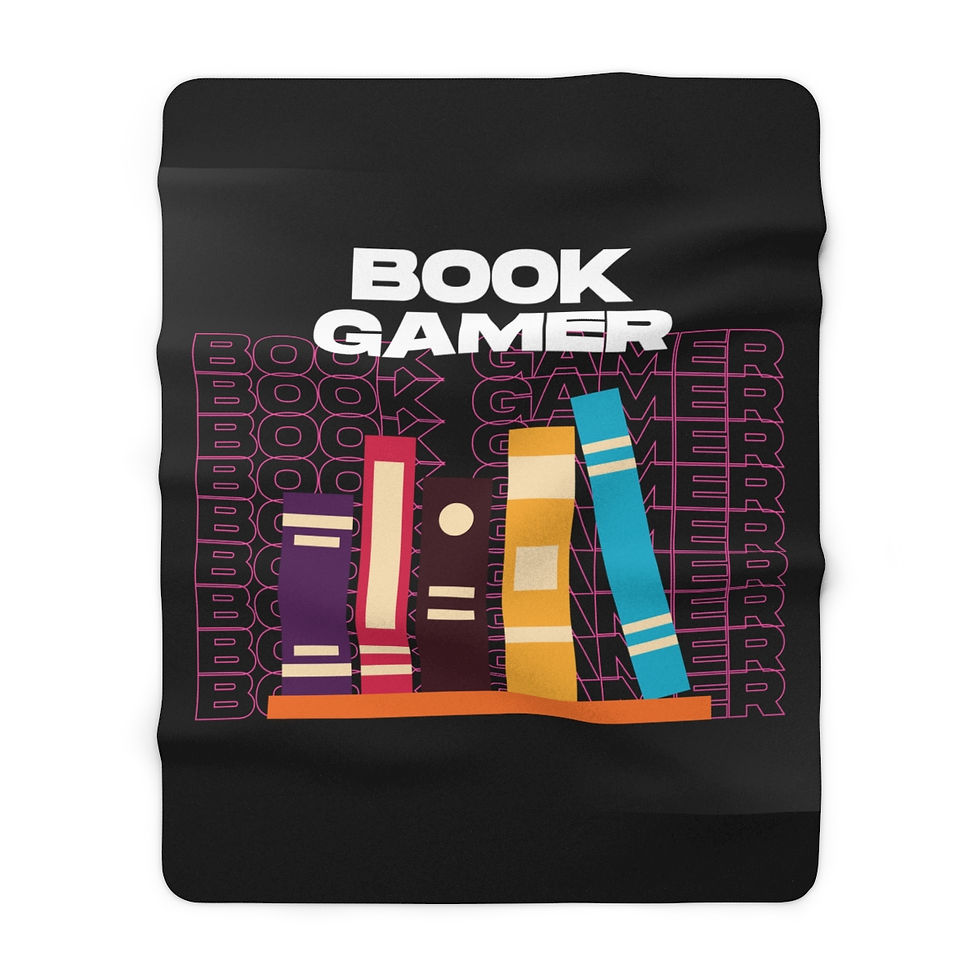 Thumbnail:  Book Gamer Side Stack: High Quality Cozy Fleece Blanket