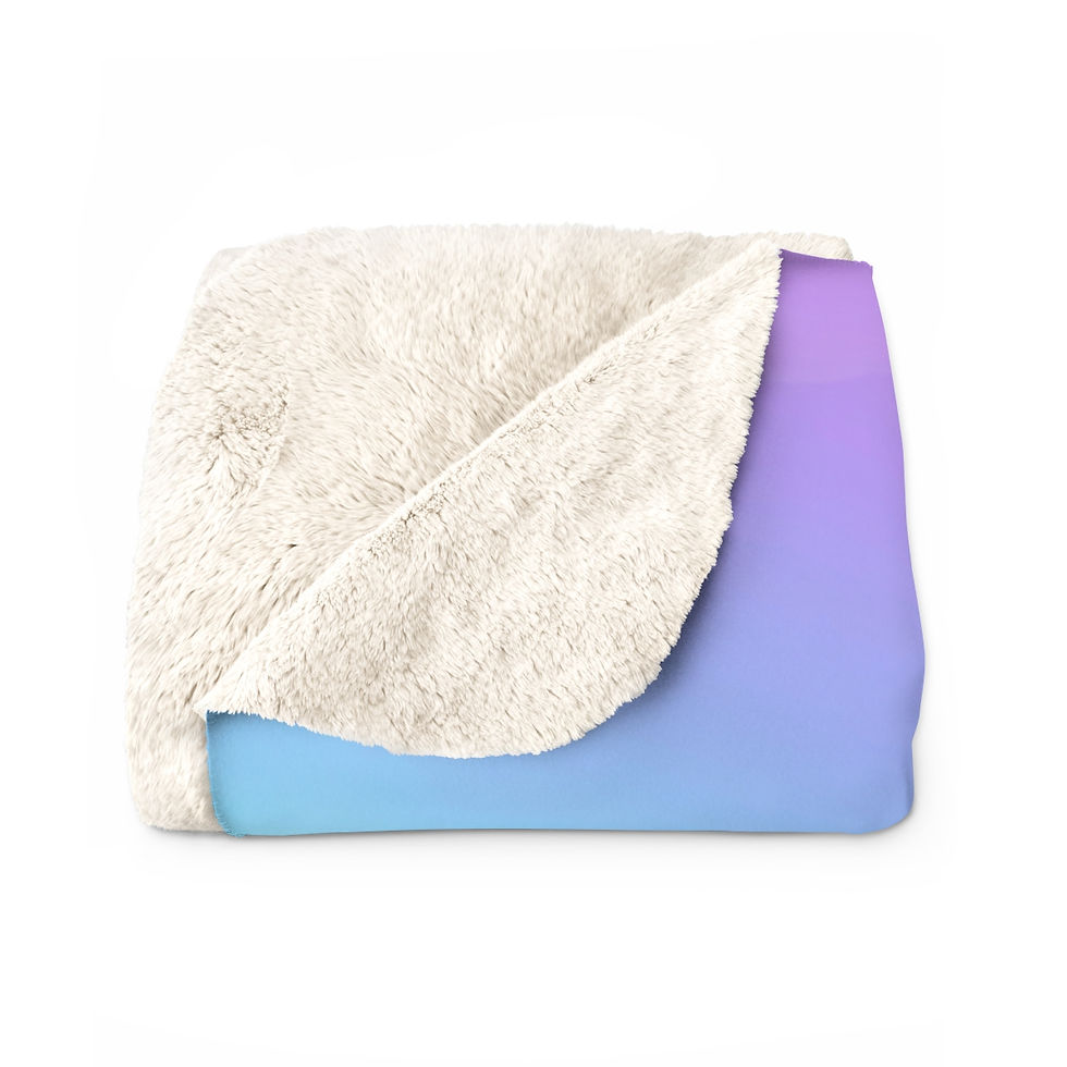 Thumbnail: Unicorn Sleeping On A Donut: High Quality Cozy Fleece Blanket
