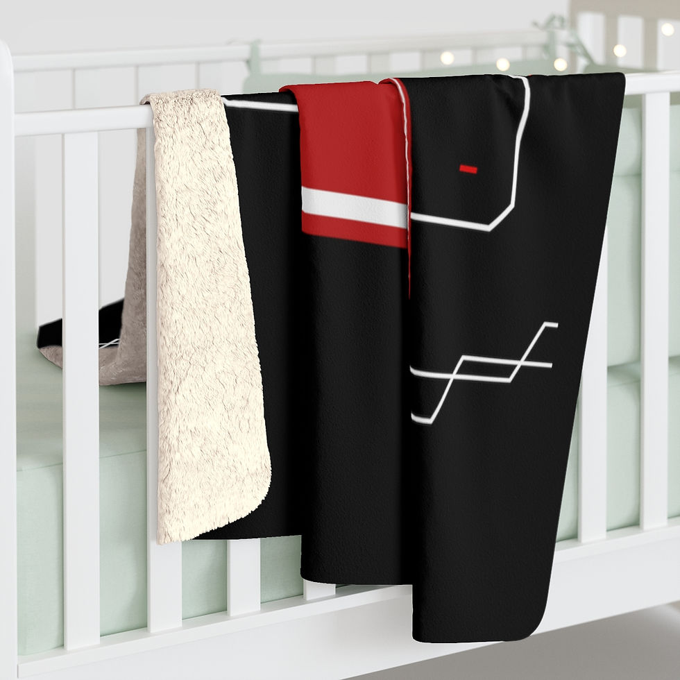 Thumbnail: Book Gamer Red: High Quality Cozy Fleece Blanket