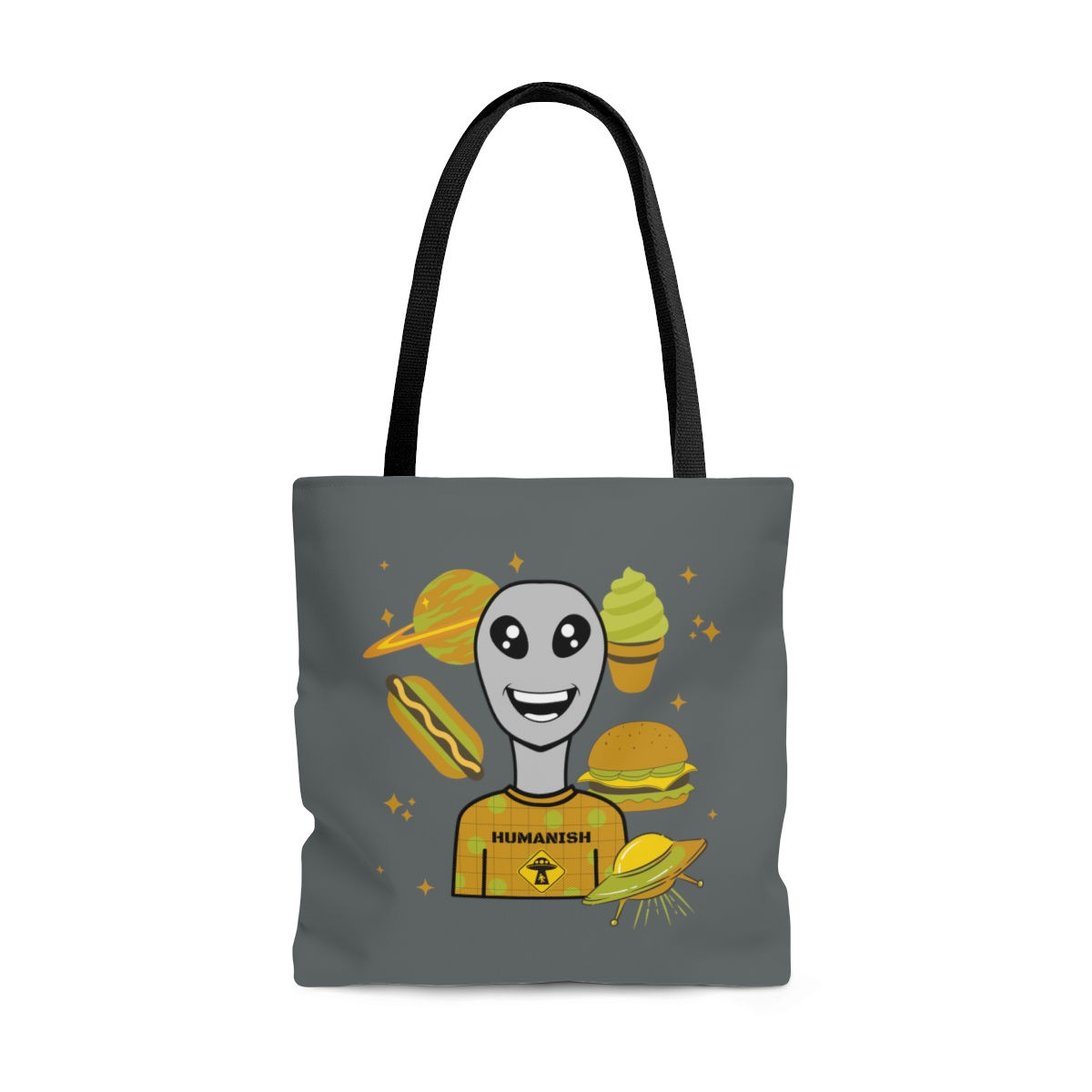 Humanish / Alien Design #3: Tote Bag