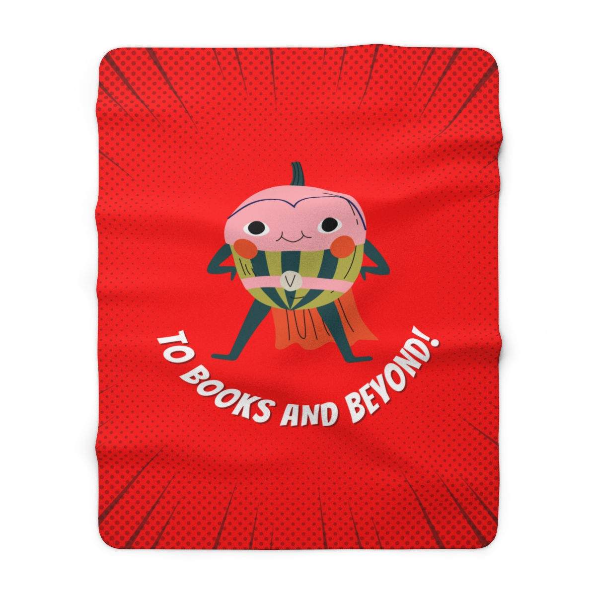 To Books and Beyond Watermelon: High Quality Cozy Fleece Blanket
