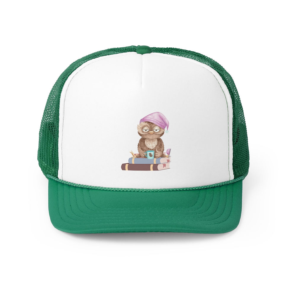 Thumbnail: Sleepy Owl Thumbs Up: Trucker Caps