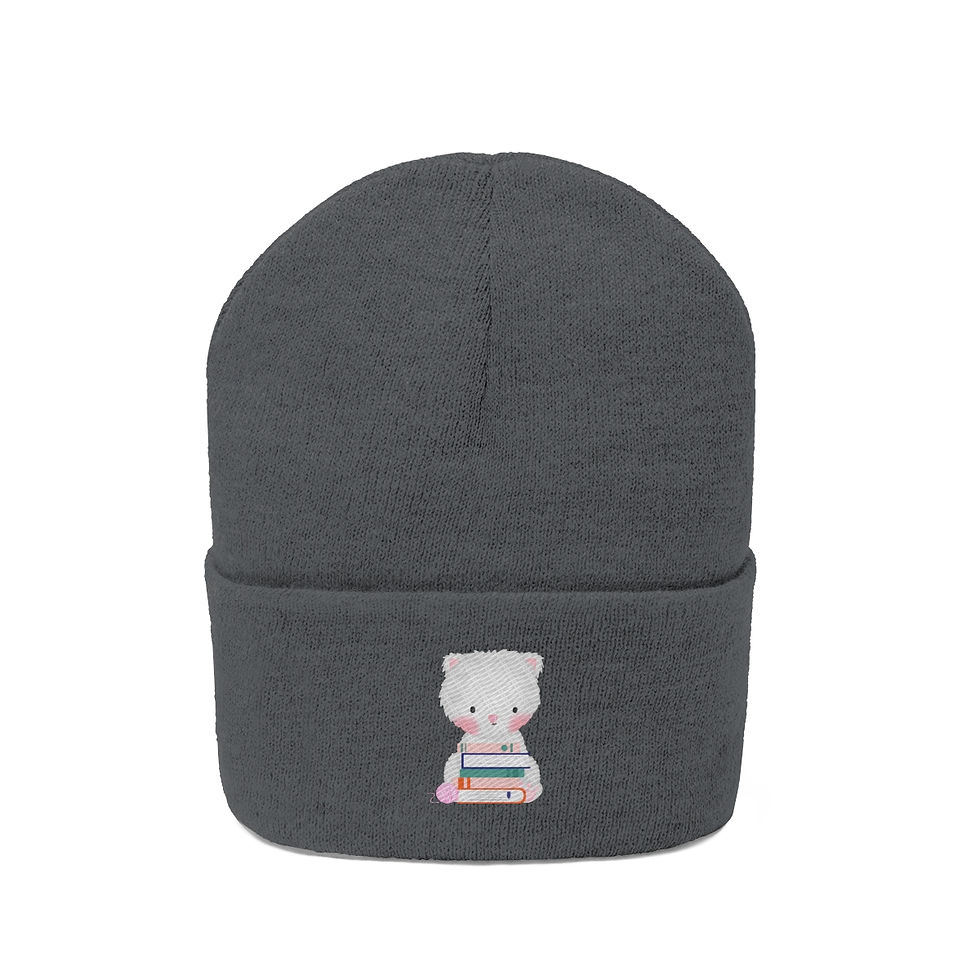 Thumbnail: Sweety Cat White:  Knit Beanie