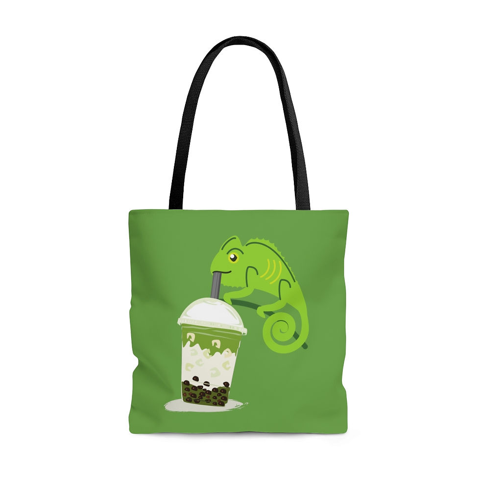 Thumbnail: Lizard Boba Tote Bag