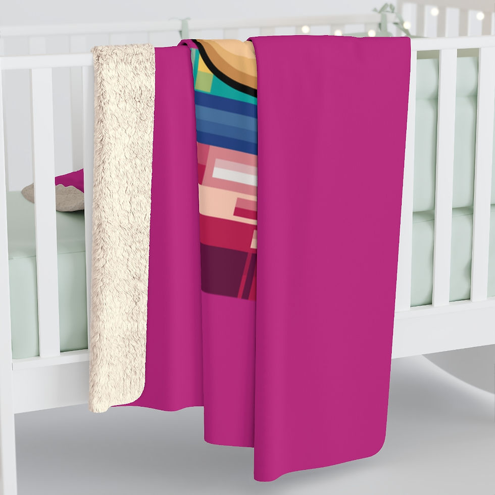 Thumbnail: Pirate With Pink Bandana: High Quality Cozy Fleece Blanket