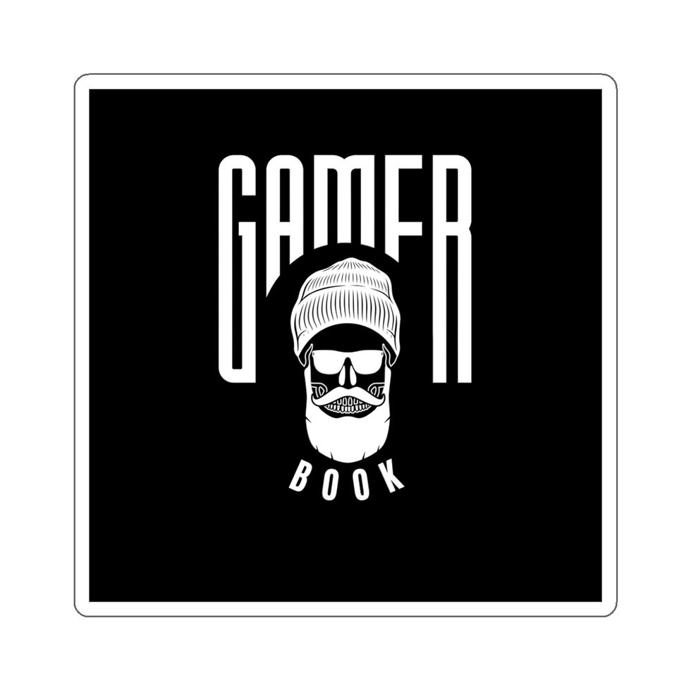 Thumbnail: Book Gamer Beanie Dude: Die-Cut Stickers