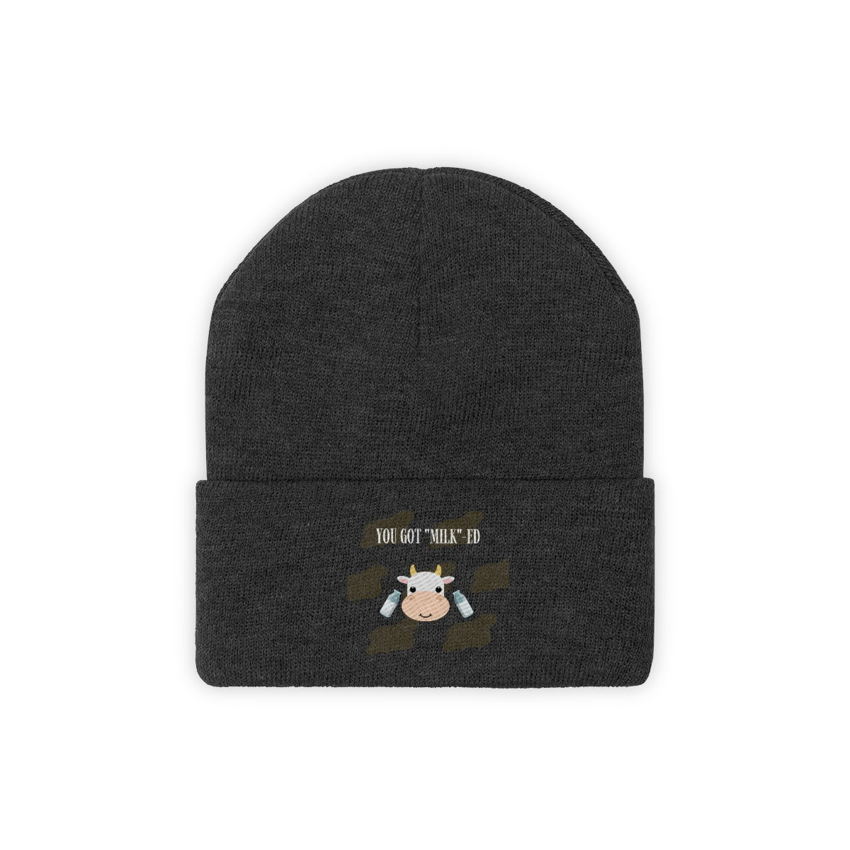You Got Milked: Knit Beanie
