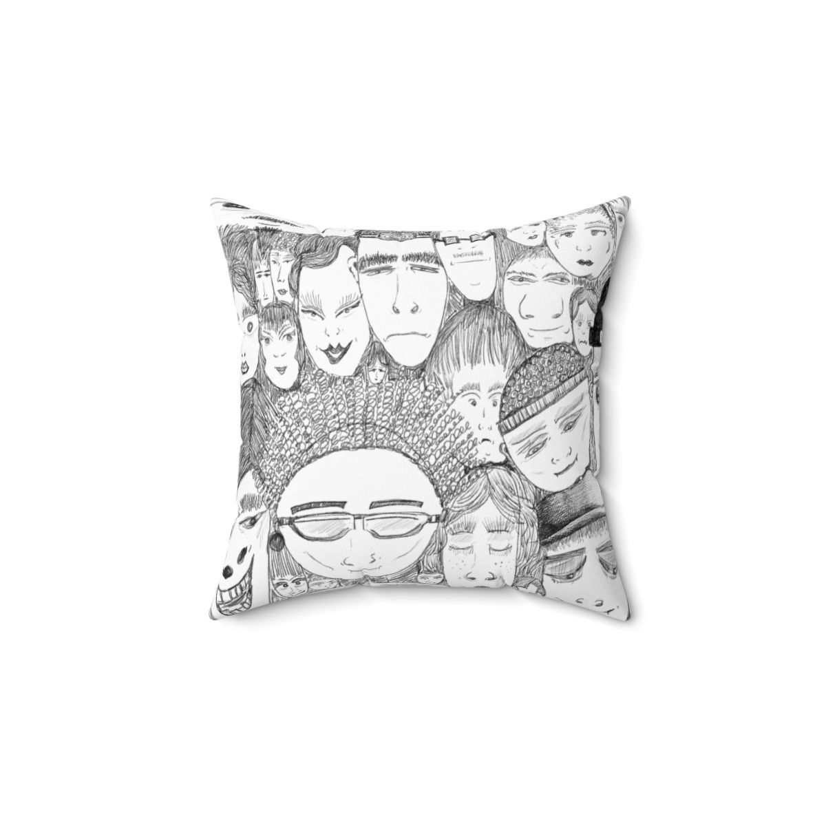 Audience #3: Of All People: Spun Polyester Square Pillow