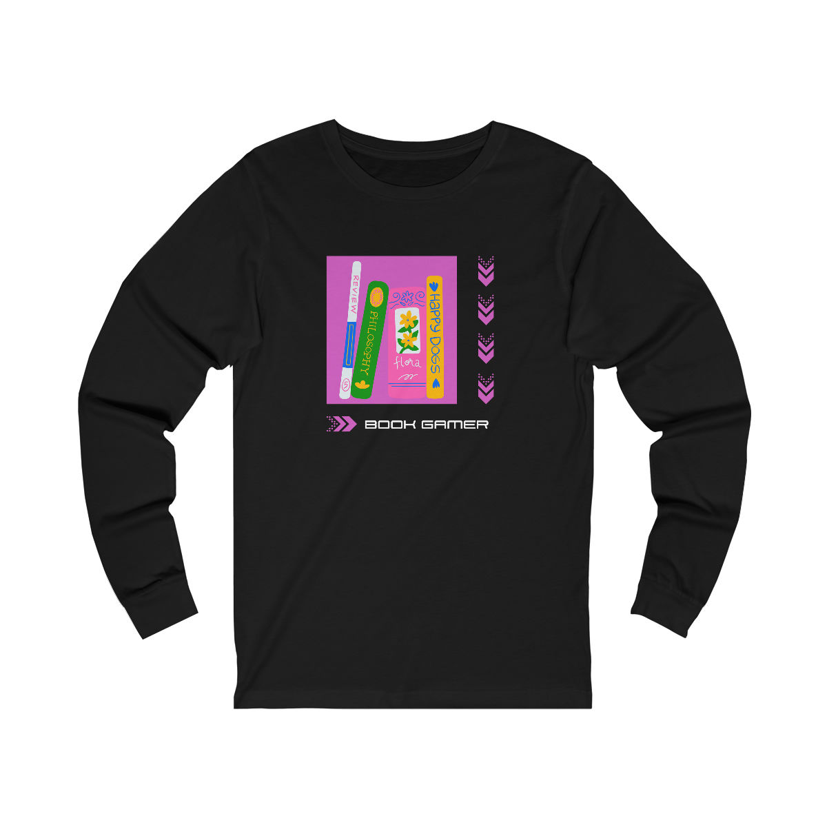 Book Gamer Philosophy: long sleeve tee