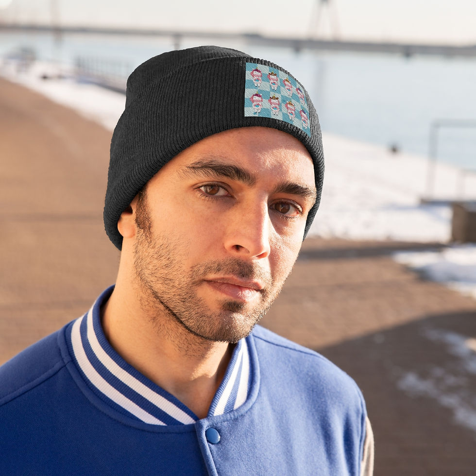Thumbnail: Unicorns In Hats: Knit Beanie