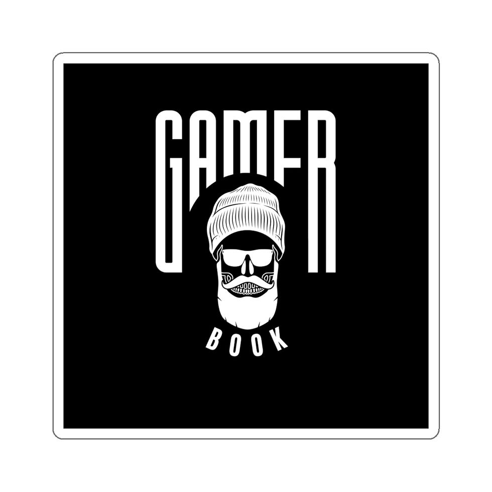 Thumbnail: Book Gamer Beanie Dude: Die-Cut Stickers