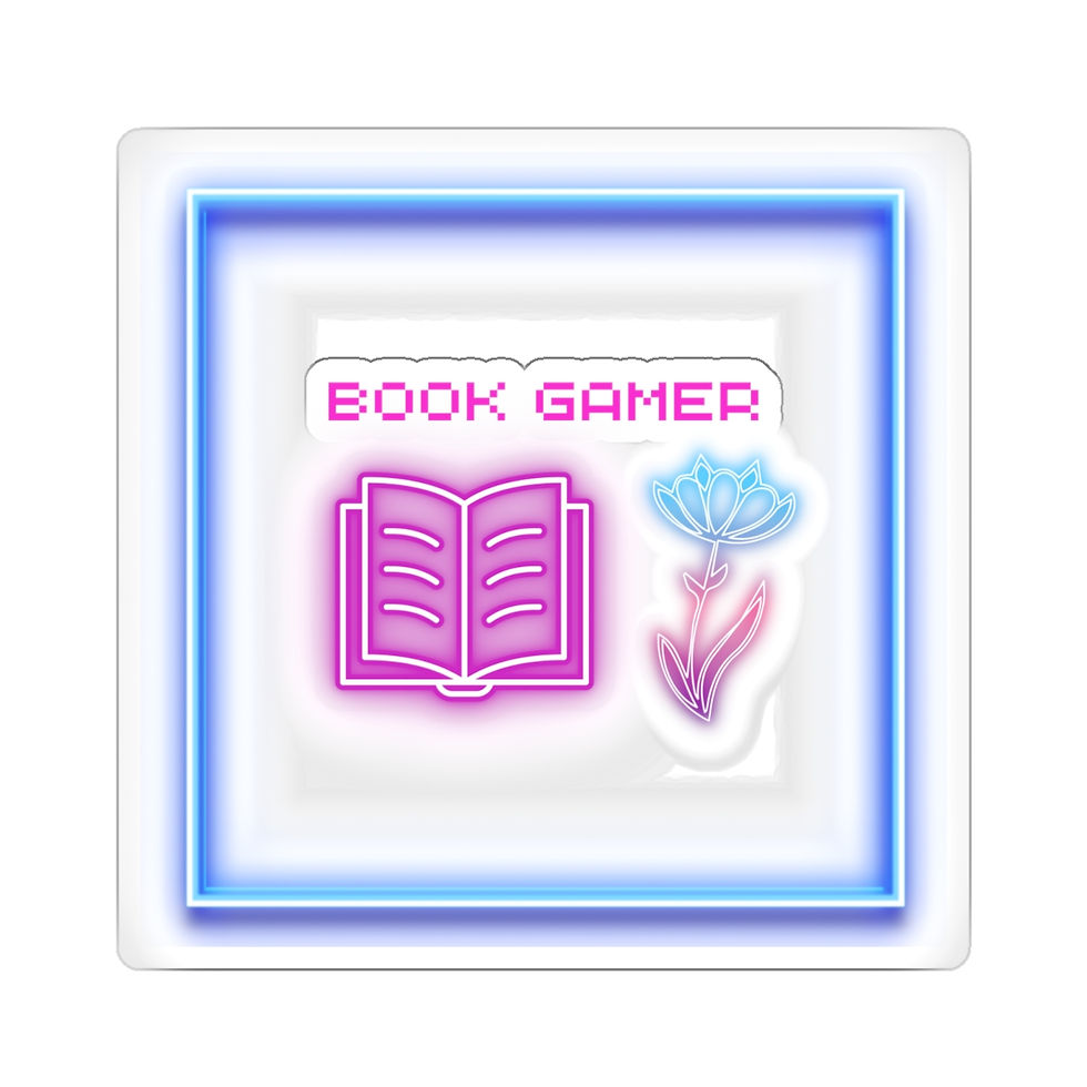 Thumbnail: Book Gamer Pink Rose: Die-Cut Stickers